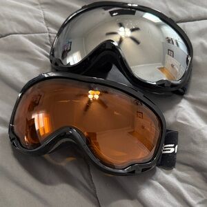 Ski Goggles with Interchangeable Lenses
